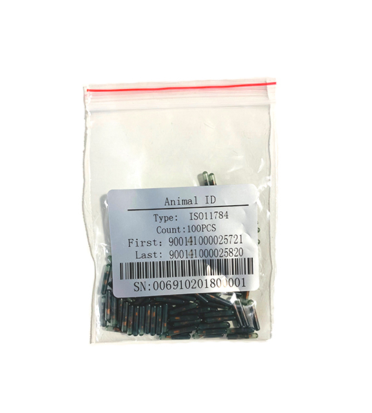 8mm x 1.4mm Bio Glass ISO PIT tag Microchip - Image 2